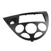 LIANYG Double-DIN Radio Fascia Trim Kit for Ford Focus/Fiesta, Left Wheel, Black, 178 x 100 mm view 2