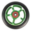 LUOSHUAI Scooter Wheels with Bearings, Alloy Steel Hub, 2-Pack, Black, 100 mm view 3