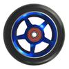 LUOSHUAI Scooter Wheels with Bearings, Alloy Steel Hub, 2-Pack, Black, 100 mm view 4