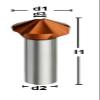 HSSE Anti-Vibration Countersink, 4.3–31 mm, 90°, Z=3, 8 mm Shank view 2