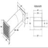 Succsale-Quellmalz optimAIRo Telescopic Wall Duct, Flat Connection, White/White, NEW 2021 view 2