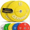 HQ Germany 50 mm Bumper Plates [IWF Standard] – 15 kg Weight Plates view 1
