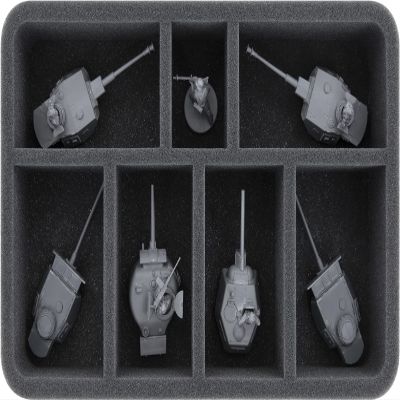 Feldherr HS055A009 Foam Insert Compatible with Bolt Action - 7 Compartments