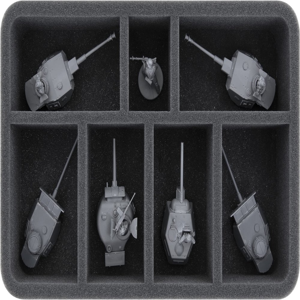 Feldherr HS055A009 Foam Insert Compatible with Bolt Action - 7 Compartments