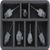 Feldherr HS055A009 Foam Insert Compatible with Bolt Action - 7 Compartments view 1