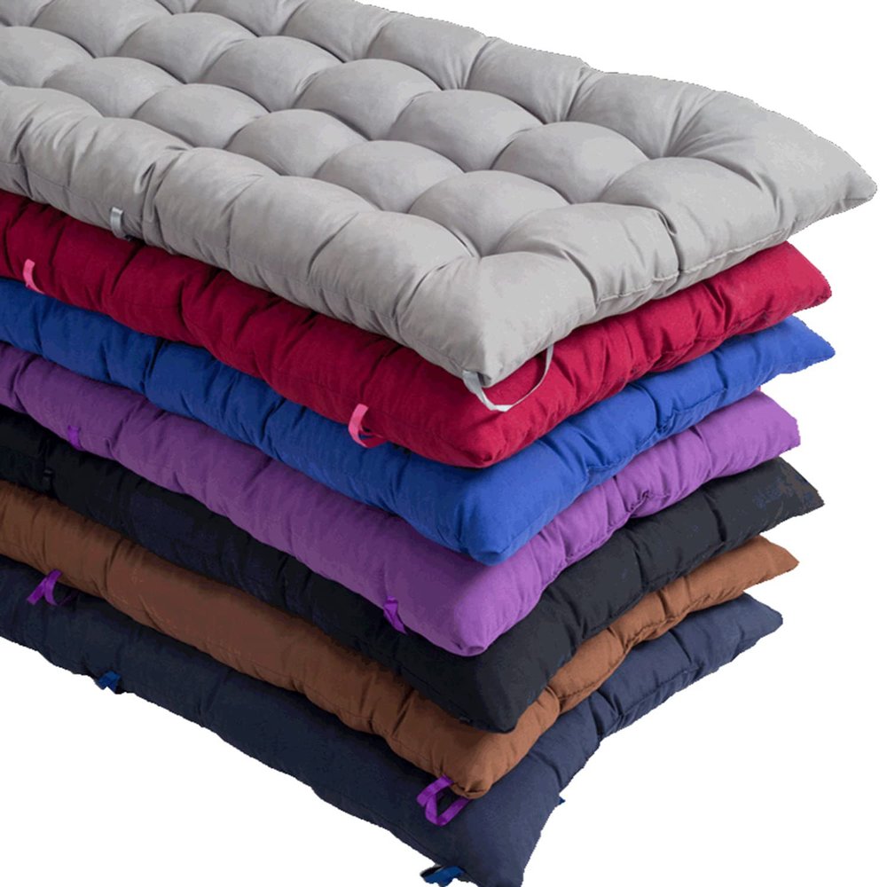 Waigg Kii Thick Bench Cushion, 2- and 3-Seater, 8 cm, Gray, 110 x 40 cm