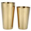Cocktail Tin Shaker Set, Stainless Steel Bar Shaker, Gold view 1
