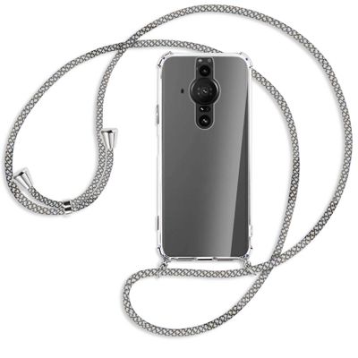 mtb more energy Phone Lanyard Compatible with Sony Xperia PRO-I (6.5 in) - Fancy Fishnet TPU Case