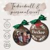 Personalized Christmas Tree Ornament with Photo - Wooden Ornament view 4