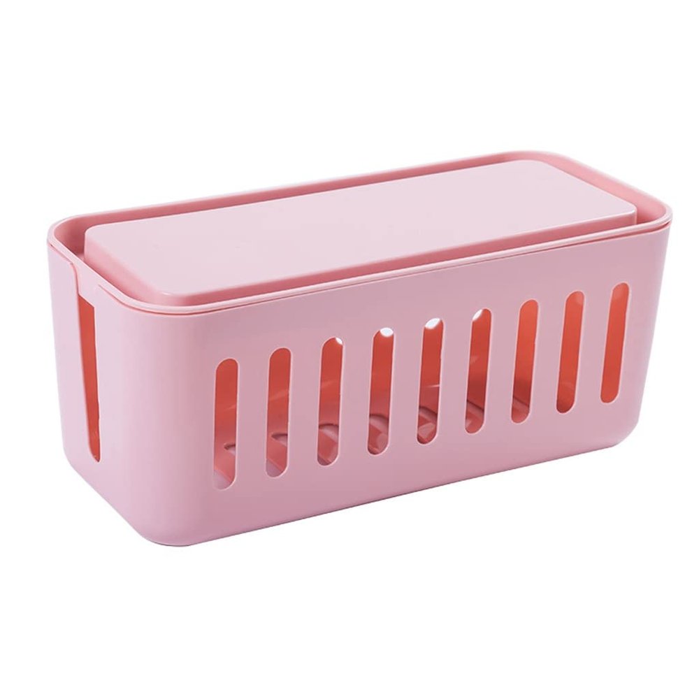YUEYOULII Cable Management Box, Router Storage Box and Cable Organizer for Power Strips, Chargers, Cables and Other Electronic Devices (Color: I)