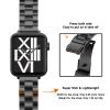 ARTCHE Stainless Steel Band for Apple Watch 41/40/38 mm, Adjustable, Black view 4