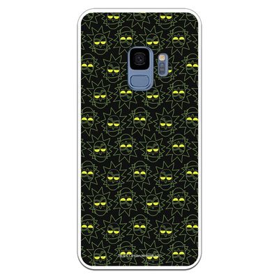 Personalaizer Protective Case for Samsung Galaxy S9 - Rick and Morty, Rick's Black