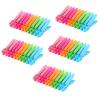MUFEKUM 50-Pack Premium Plastic Clothespins, Windproof Strong-Grip Clothes Pegs for Clotheslines, 5 Colors view 1