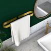 WNRGXYF Gold Towel Bar, No-Drill Self-Adhesive, Aluminum, 40 cm view 3