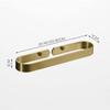 WNRGXYF Gold Towel Bar, No-Drill Self-Adhesive, Aluminum, 40 cm view 4