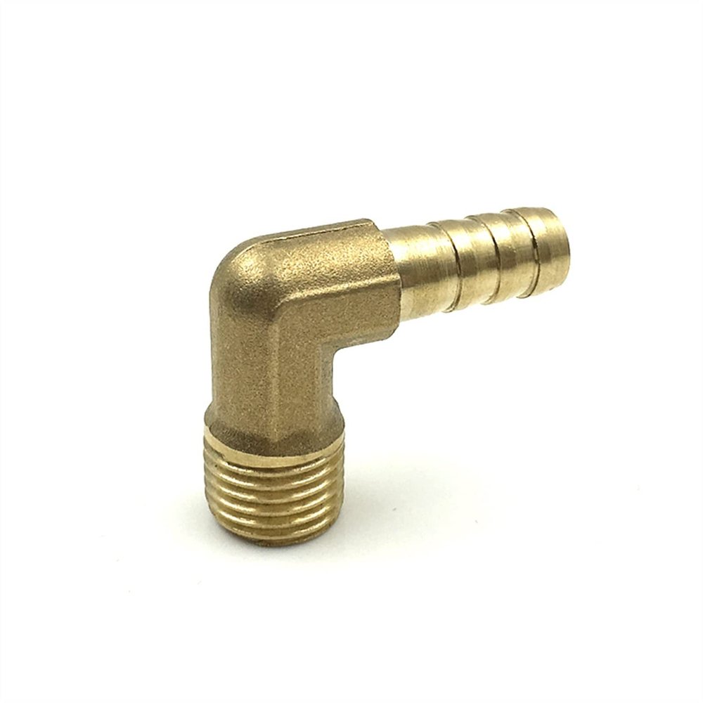 KHJK Pagoda Hose Barb Connector, 6/8/10/12/12 mm, BSP Female Thread, Brass (PL, 10 mm)