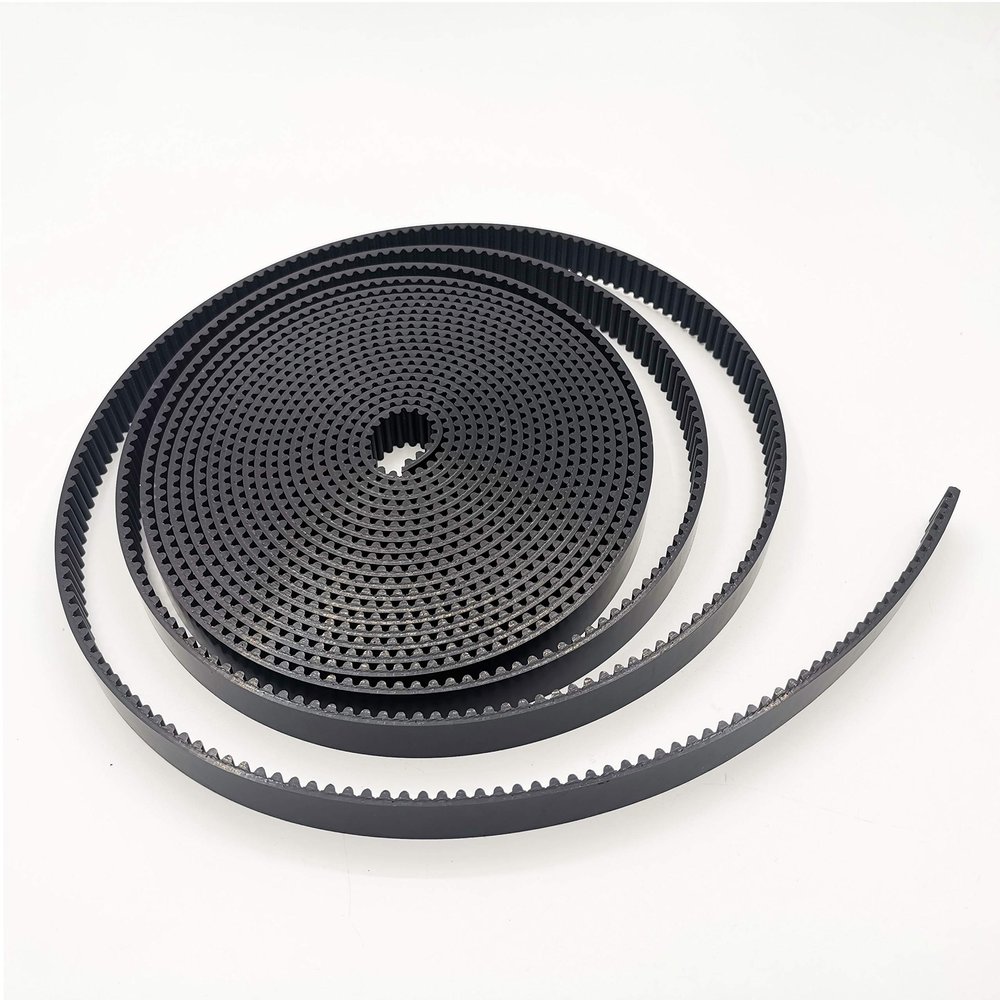 Temhyu Shuxiang Black HTD3M Open-Ended Polyurethane Timing Belt with Steel Wire, 10/15/20 mm Wide, 3 mm Pitch, 1–10 m