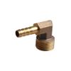 VVW&LIU Brass Hose Fitting Elbow, 16 mm Barb to 1/2 in BSP Male Thread view 1