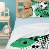 Soccer Print Washed Tencel 3-Piece Bedding Set, 231 x 221 cm view 4