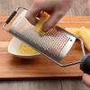 APKEY Stainless Steel Zester and Cheese Grater with Handle view 3