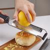 APKEY Stainless Steel Zester and Cheese Grater with Handle view 4