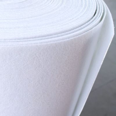 Yimihua 2 mm Thick Felt Fabric, 100 x 100 cm, White