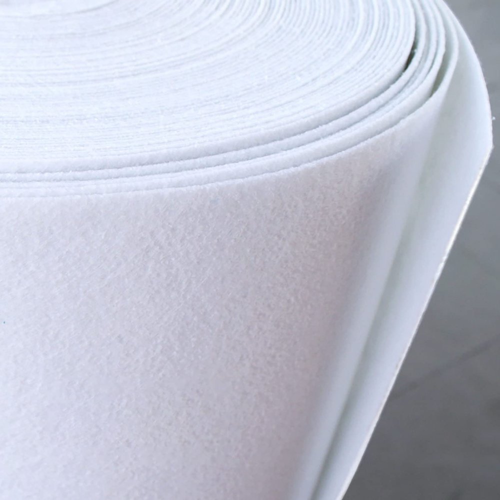 Yimihua 2 mm Thick Felt Fabric, 100 x 100 cm, White