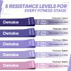 Resistance Bands [5-Piece Set], 5 Strength Levels view 2