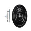 4 Steel Disc Wheels, 12.5-Inch, for DDR Klaufix Handcarts, Black view 3