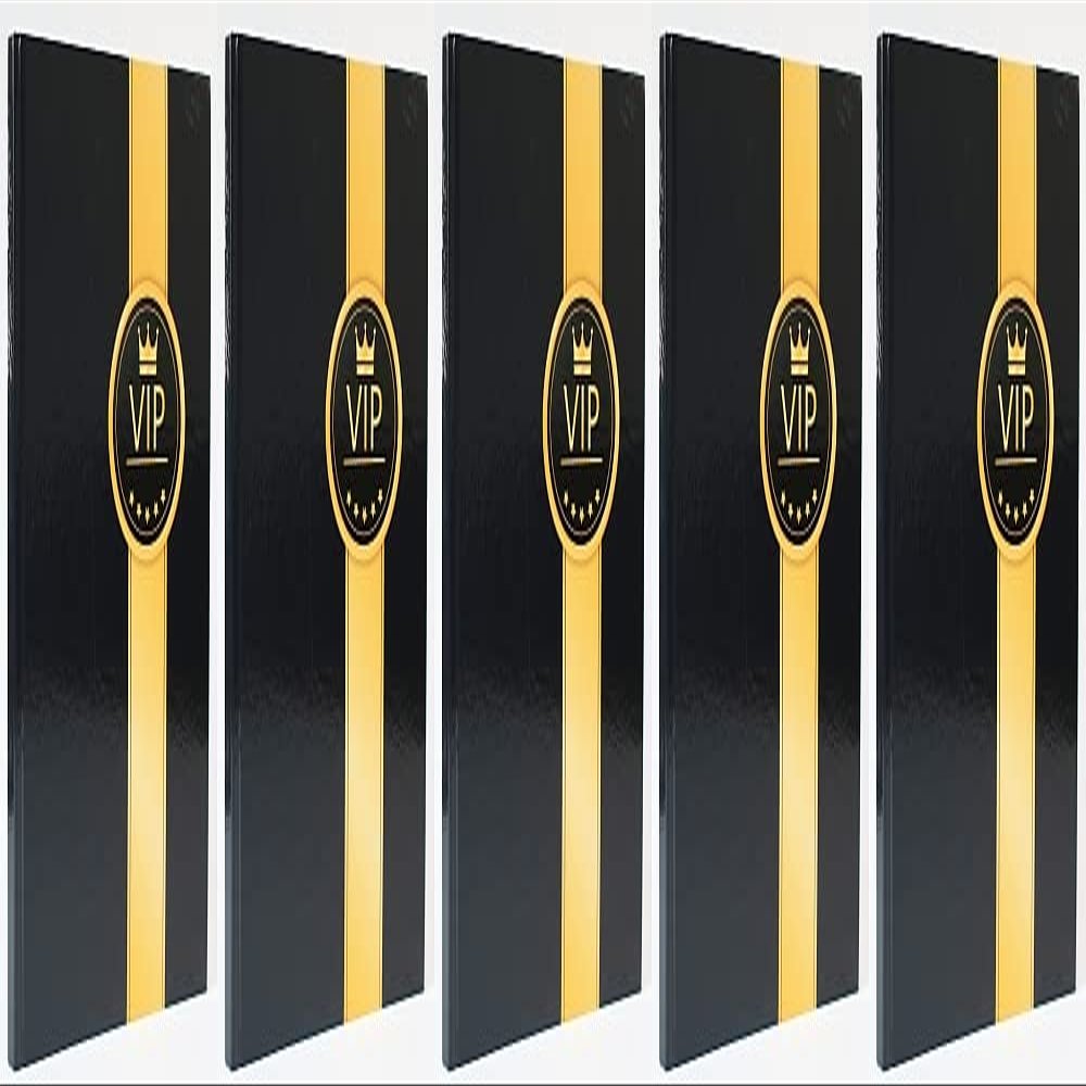 5x ADINA A5 Hardcover Notebook, Blank, 96 Sheets, 80 gsm, VIP