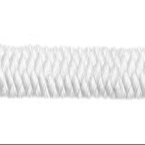 Solid Cord - 6 mm Wide - 1 Meter, White