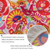 Chickw1 Round Waterproof Tablecloth with Elastic Edge, 3D Creative Christmas Tree Pattern, Polyester, 200 cm, Color A view 3