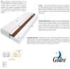 Godre Foam Mattress 100 x 210 cm, H3/H5 Reversible Comfort Foam Mattress, 10 cm High, Coconut Fiber with Climate Fiber, Hypoallergenic, Quilted Removable Dora Cover view 3