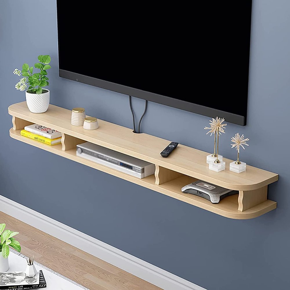 WANGPP Wall-Mounted Floating TV Stand