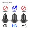 VG Sports 8/9/10/11/12-Speed Ultralight MTB Bicycle Cassette, 11-40T/11-42T/11-46T/11-50T/11-52T, Shimano/SRAM Compatible view 4