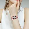 Supoix Compatible Apple Watch Band, 44 mm, Red, with Rhinestone Case and 2 Protective Cases view 4