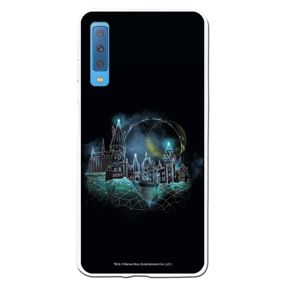 Harry Potter Hogwarts Case for Samsung A7 2018, Flexible Silicone Gel