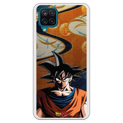 Personalaizer Original Protective Case Compatible with Samsung Galaxy A12 5G - Dragon Ball Z Goku Background Balls