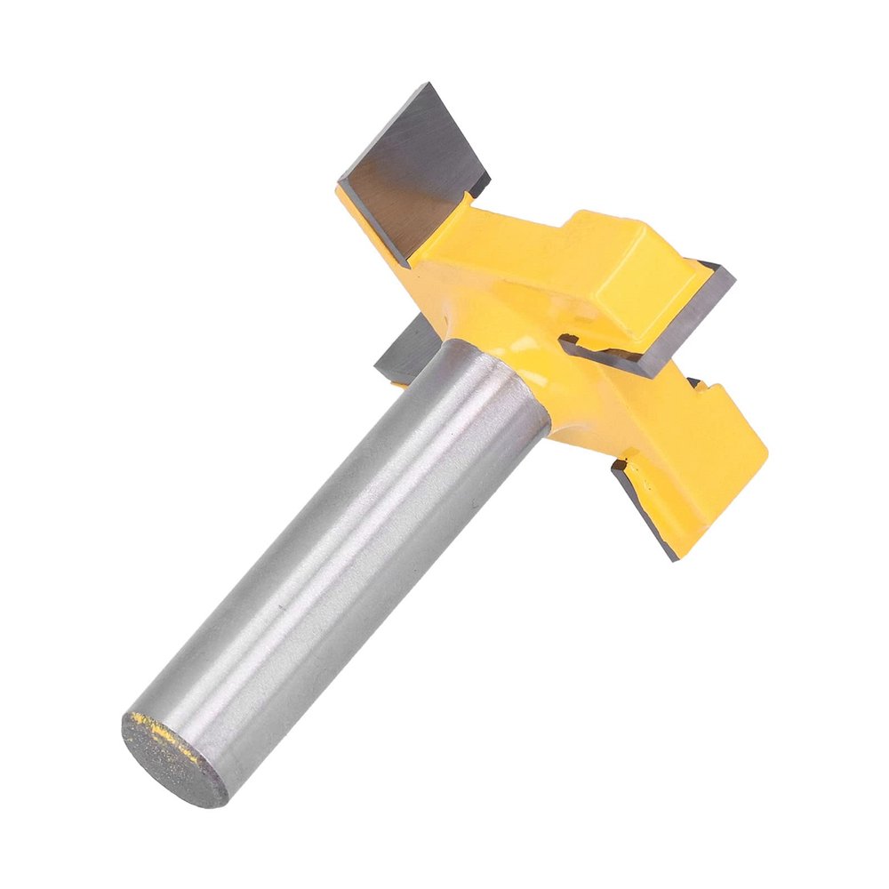 Surface Cutter, Flattening Bit with Tip for Chipboard and Solid Wood, for Engraving Machines (8 mm Shank)