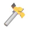 Surface Cutter, Flattening Bit with Tip for Chipboard and Solid Wood, for Engraving Machines (8 mm Shank) view 1