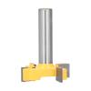 Surface Cutter, Flattening Bit with Tip for Chipboard and Solid Wood, for Engraving Machines (8 mm Shank) view 2