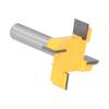 Surface Cutter, Flattening Bit with Tip for Chipboard and Solid Wood, for Engraving Machines (8 mm Shank) view 3