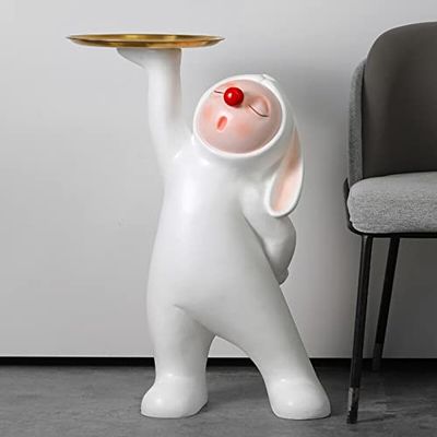 xuejuanshop 76 cm Cartoon Rabbit Resin Statue