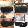 Layoomiety 160 x 160 x 80 cm Outdoor Furniture Cover, Black view 2