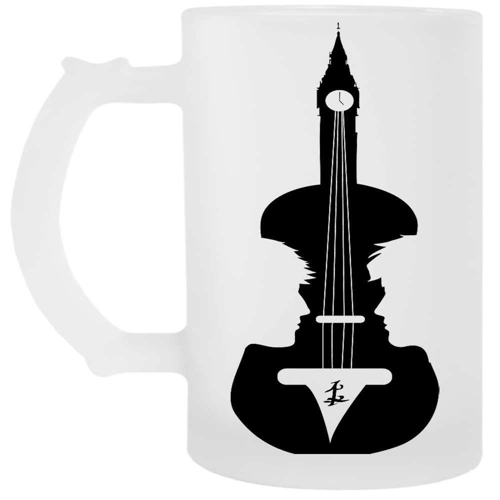 Capzy Violine (Parabatai) Transparent Beer Mug