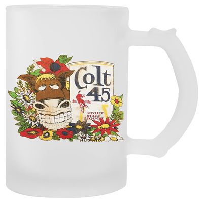 Spicoli Colt 45 Stout Clear Beer Mug with Handle