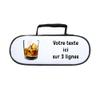 Mygoodprice Customizable Pétanque Ball Case with Whiskey Glass Pictogram view 1
