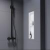 Bernstein Stainless Steel Wall Niche NT306010X with Shelf Compartment, 30 x 60 x 10 cm, White view 2