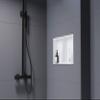 Bernstein Stainless Steel Wall Niche NT306010X with Shelf Compartment, 30 x 60 x 10 cm, White view 3