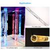 sourcing map 3-Piece Transparent PVC Tube, 14 mm ID, 18 mm OD, 500 mm Length, Acrylic Plastic Tube for Lamp Making, Floor Lamps, Furniture view 2